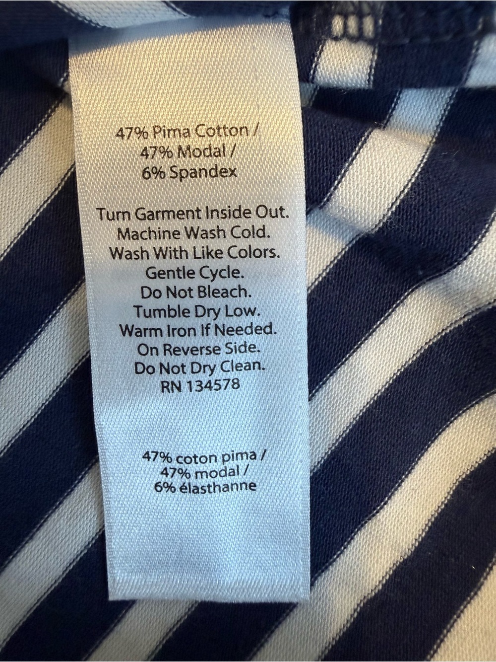 Vineyard Vines Navy and White Striped Maxi Dress - Picture 6 of 7